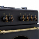 Svan SKGW4600RN Cocina Gas 60cm Rustico Negro