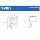 Svan SL7205AIDV Lavadora 1200 rpm 7 KG Blanco