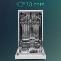 Svan SJ104501EDX Lavavajillas 45cm 10 Sets 2 Bandejas Inox