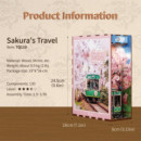 Maqueta Book Nook los Viajes de Sakura  MADNESSTOYS