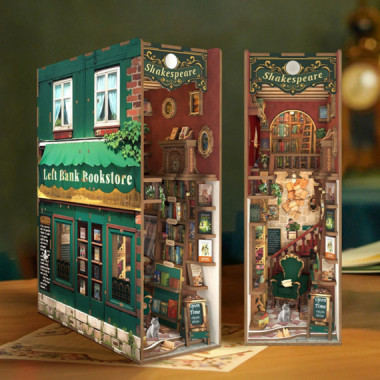 Maqueta book nook Librería Shakepeare