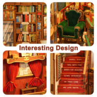 Maqueta Book Nook Librería Shakepeare  MADNESSTOYS