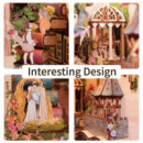 Maqueta Book Nook con Luz Versos de Shakespeare  MADNESSTOYS