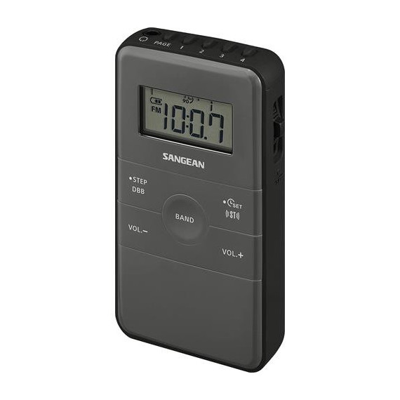 SANGEAN Radio Bolsillo Digital POCKET DT-140 Negro