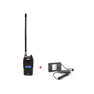 JOPIX walkie tamaño mini  portatil  CB-80 CB 27MHz 4w am-fm 40 ch+ Con Eliminador de Bateria