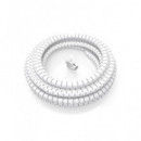 AISENS Organizador De Cable En Espiral 25mm 3Mtrs Blanco A151-0919