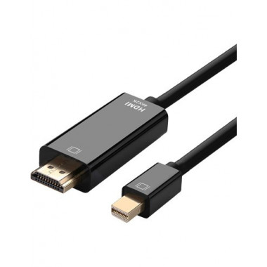 AiSENS Cable Mini Displayport  A Hdmi 3Mtrs Negro A125-0458