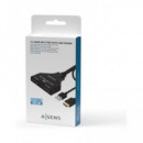 AiSENS Splitter Hdmi 1X2 Salidas Con Alimentacion Por Usb 4K 30Hz Full HD A123-0654