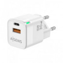 AiSENS Cargador Red Por usb Y Tipo C 30W Gan