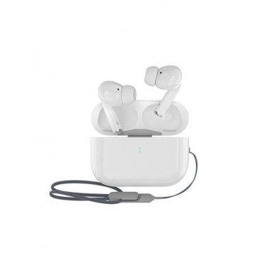 DEVIA Auricular Bluetooth Airbuds Pro2 TWS Estuche de Carga Inalambrico Blanco