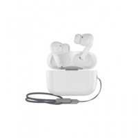 DEVIA Auricular Bluetooth Airbuds Pro2 TWS Estuche de Carga Inalambrico Blanco