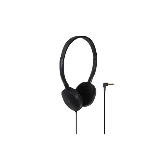FONESTAR Auricular de Casco Estereo WAVE-SLIM Con Cable Jack 3.5m 1.2Mtrs Negro