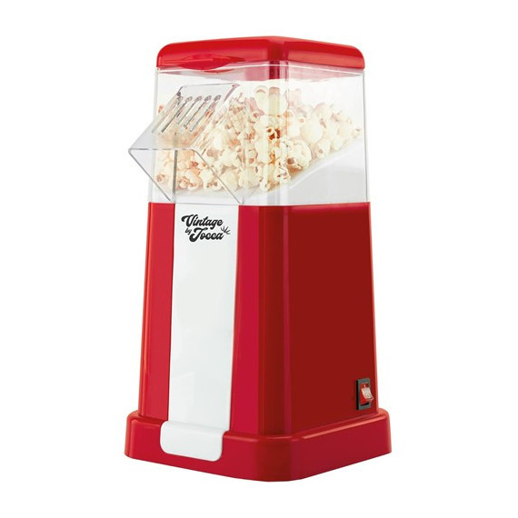 JOCCA Palomitero 1200W Vintage Rojo Vaso Medidor