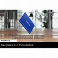 Disco Duro Externo SAMSUNG T7 Ssd 4TB USB 3.2 Gris Carbón