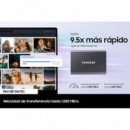 Disco Duro Externo SAMSUNG T7 Ssd 4TB USB 3.2 Gris Carbón