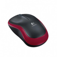 Ratón Inalámbrico M185 Wireless Rojo LOGITECH
