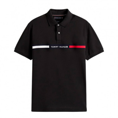 Polo de corte regular con logo bordado