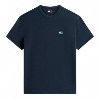 Camiseta de punto con parche tonal