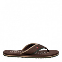 Chanclas con logo bordado