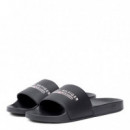 Chanclas con logo bordado