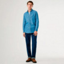 Camisa denim fit slim