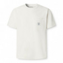 Camiseta bolsillo frontal fit regular