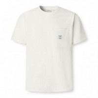 Camiseta bolsillo frontal fit regular