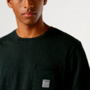 Camiseta bolsillo frontal fit regular