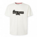 Camiseta logo estampado fit regular