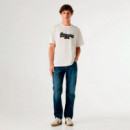 Camiseta logo estampado fit regular