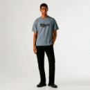 Camiseta logo estampado fit regular