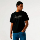 Camiseta logo estampado fit regular