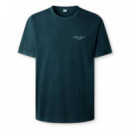 Camiseta espalda estampada fit relaxed