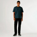 Camiseta espalda estampada fit relaxed