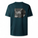 Camiseta espalda estampada fit relaxed