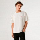 Camiseta espalda estampada fit relaxed