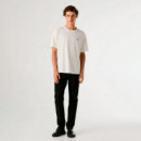 Camiseta espalda estampada fit relaxed