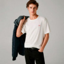 Camiseta espalda estampada fit relaxed