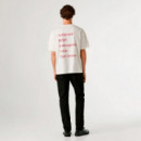 Camiseta espalda estampada fit relaxed