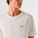 Camiseta espalda estampada fit relaxed