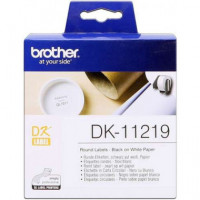Etiquetas BROTHER Circulares 12MM (1200 Und) (DK11219)