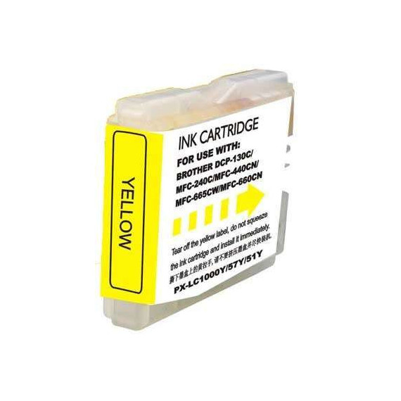 Tintas Reciclada KARKEMIS Brother Amarilla (LC970