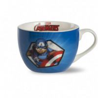 Taza Jumbo Marvel Capitan America