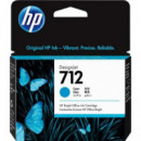 Tinta HP 712 Cyan Plotter T210