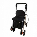 ANDADOR CARRO COMPRA CON ASIENTO PASEO NEGRO REF: SC002E / 001461