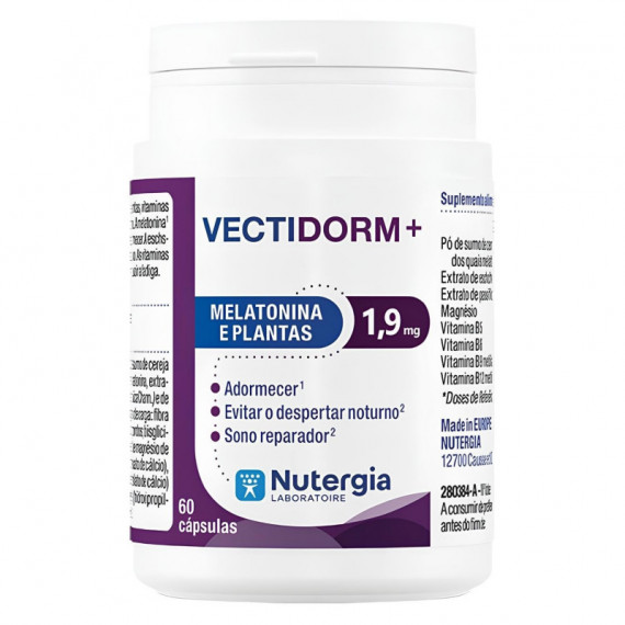 NUTERGIA VECTIDORM MELATONINA 60 CAPS