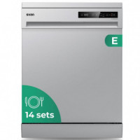 Lavavajillas Svan SJ13601EDX 60 cm 14 Sets Clase E Inox