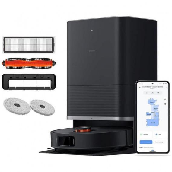 XIAOMI Robot Vacuum X20 Max: Robot Aspirador y Fregasuelos con Base de Autovaciado