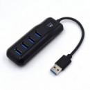 Hub USB 3.2 Gen1 Ewent EW1138 de 4 Puertos