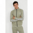 Sudadera con cierre de cremallera y logo lateral de Guess